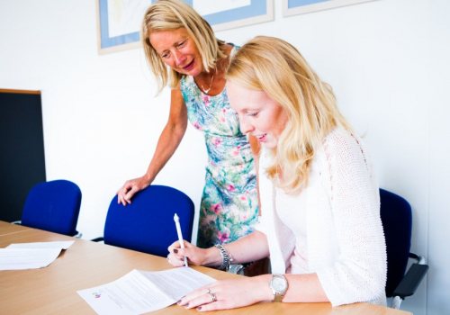 Collega's in gesprek
