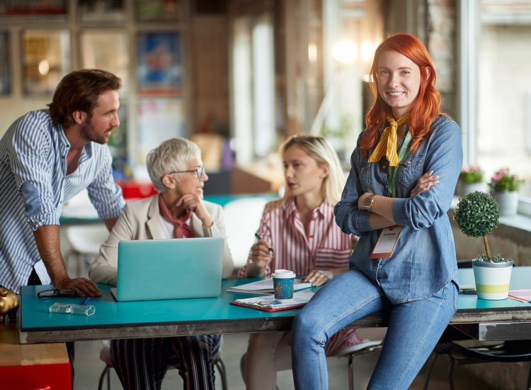 Collega's bespreken het Persoon-Werkfit model