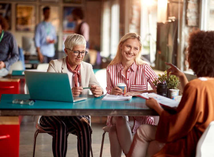 Collega's bespreken het Persoon-Werkfit model