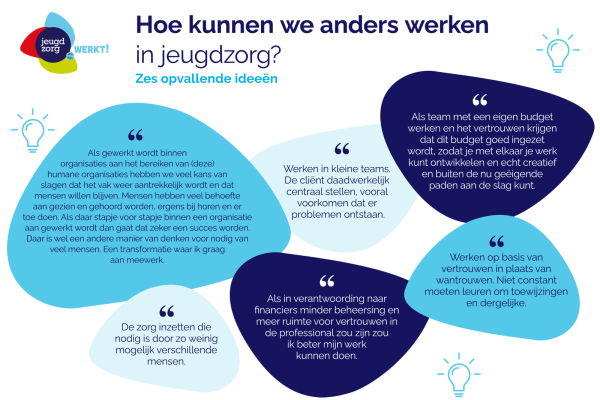 Hoe kunnen we anders werken in Jeugdzorg? Zes opvallende ideeën